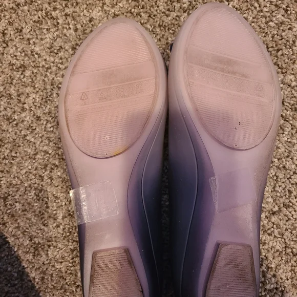 mel Dreamed by melissa Women's Pop V Ballet Flat,Blue,6 M US - Picture 6 of 10